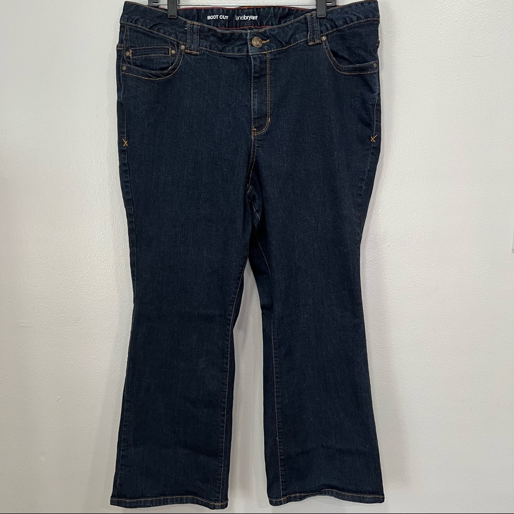 Lane Bryant women plus size boot cut jeans 22P
